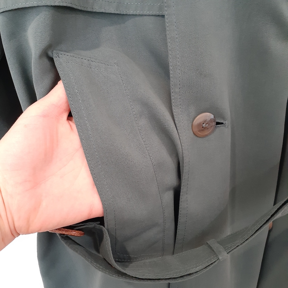 Vintage/Retro 80's Bugatti Businesscore Oversized Streetwear Trench - Picture 5 of 15